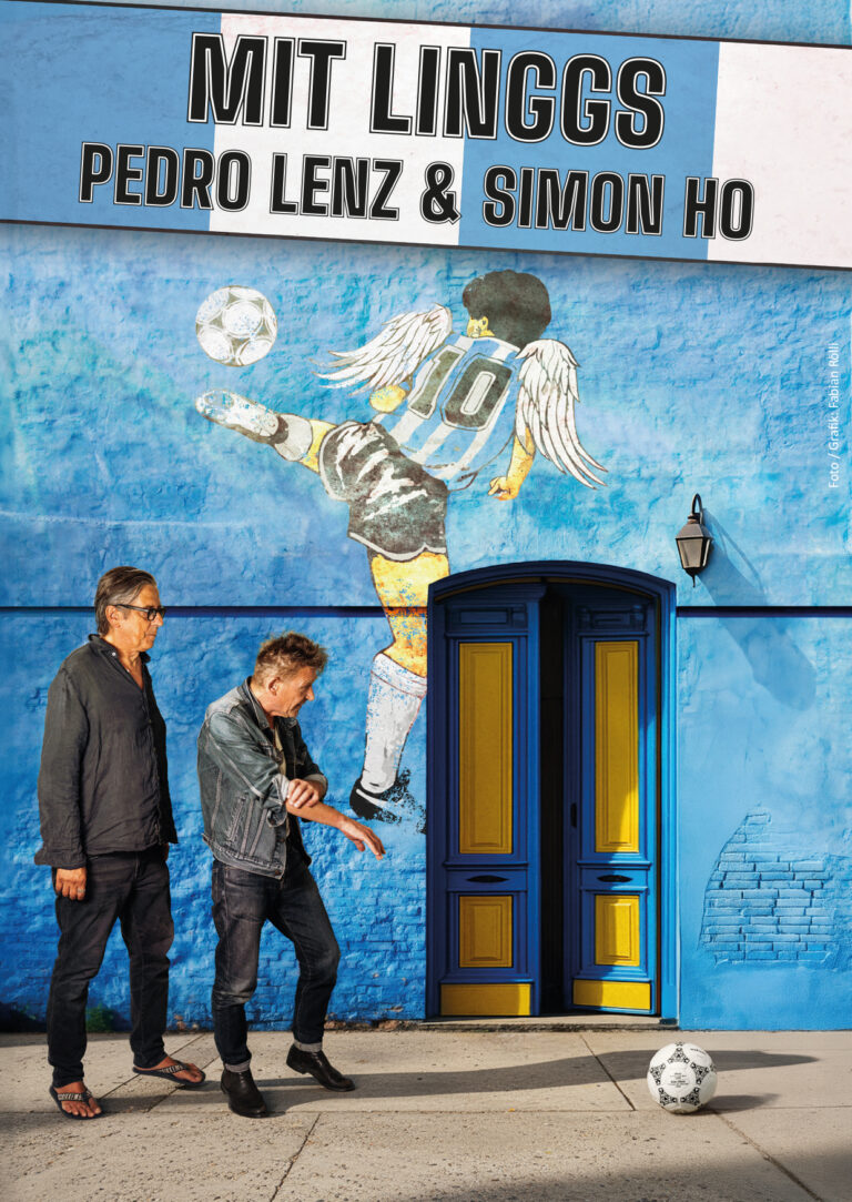 Pedro Lenz und Simon Ho «Mit Linggs» | Foto & Grafik Fabian Rölli